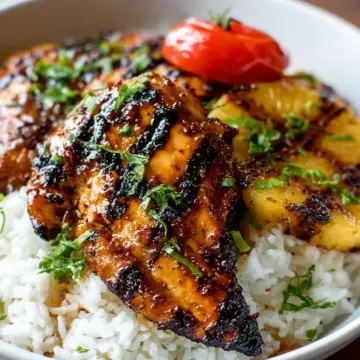 Hawaiian Chicken with Coconut Rice