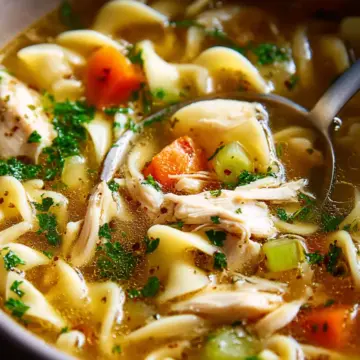 High-Protein Chicken Noodle Soup