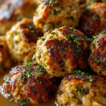 Thanksgiving Stuffing Balls