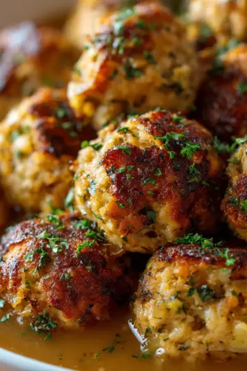 Thanksgiving Stuffing Balls