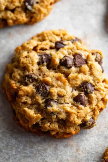 Big Fat Peanut Butter Oatmeal Chocolate Chip Cookies