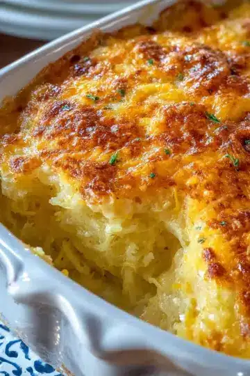 Spaghetti Squash Au Gratin Casserole or Cups