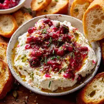 Cranberry Whipped Feta Dip