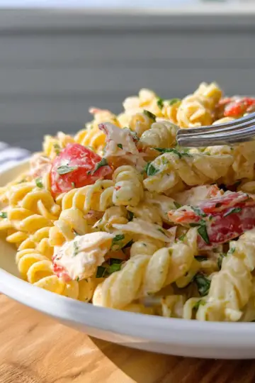 Imitation Crab Pasta Salad