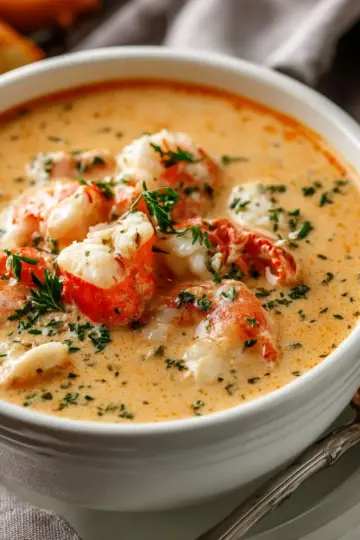 Crab and Shrimp Seafood Bisque