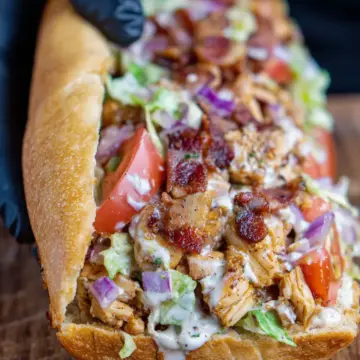 Chicken Bacon Ranch Chopped Sandwich