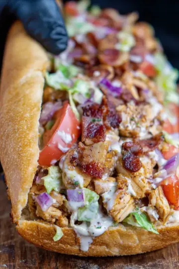 Chicken Bacon Ranch Chopped Sandwich