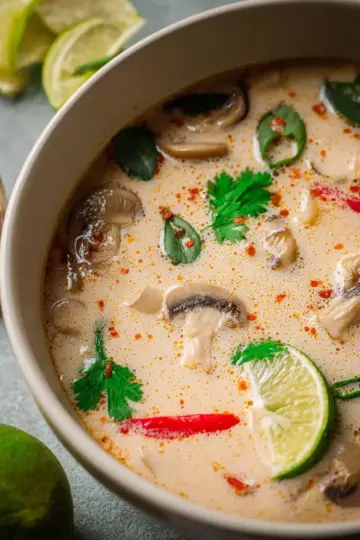 Slow Cooker Tom Kha Soup