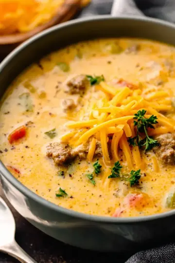 Award Winning Cheeseburger Soup