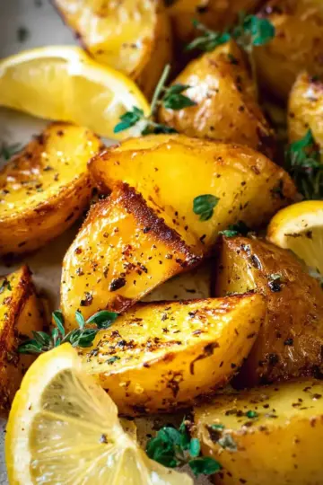 Greek Lemon Potatoes
