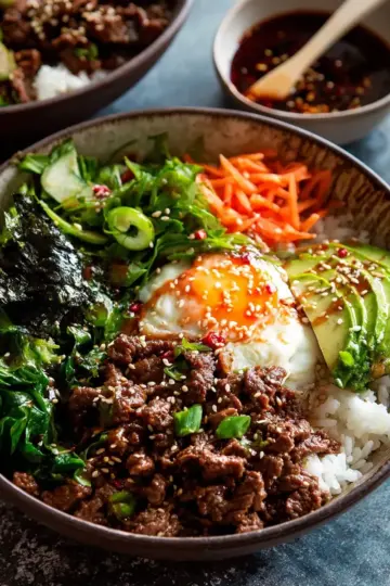 Korean Beef Bulgogi Rice Bowls