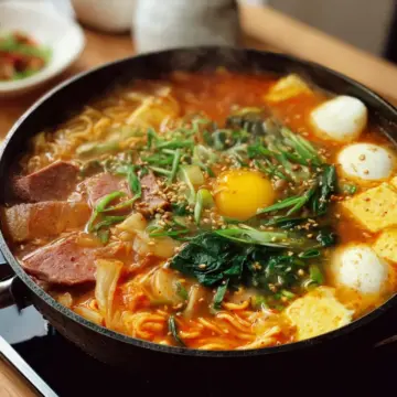 Budae Jjigae Korean Army Stew