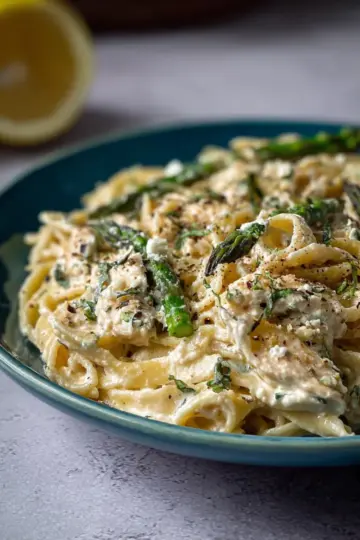 Creamy Lemon Feta Pasta Recipe