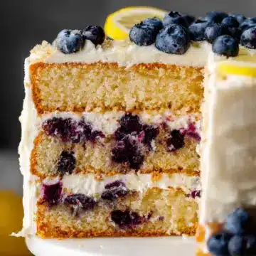 Lemon Blueberry Layer Cake