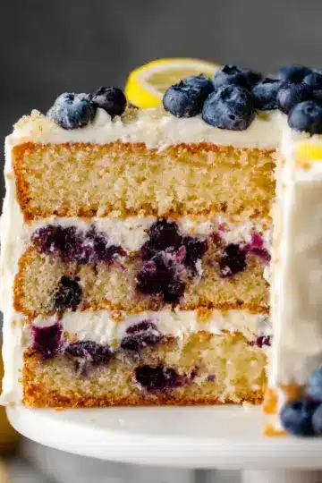 Lemon Blueberry Layer Cake
