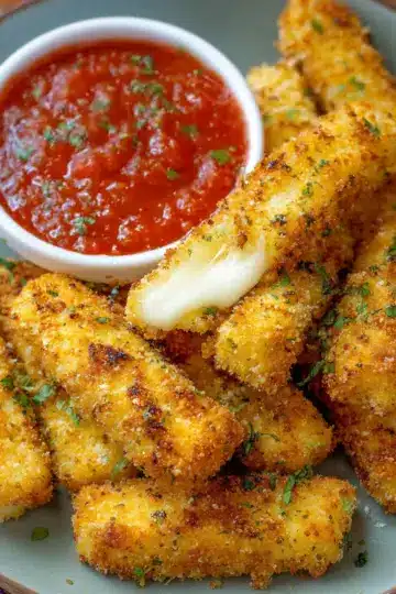 Air Fryer Mozzarella Sticks
