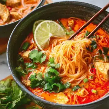 Thai Red Curry Noodle Soup