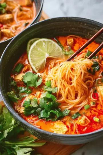 Thai Red Curry Noodle Soup