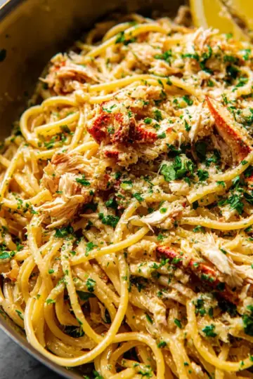 Quick and Easy Crab Pasta
