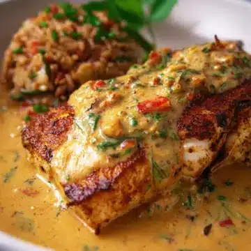 Red Snapper with Creamy Creole Sauce