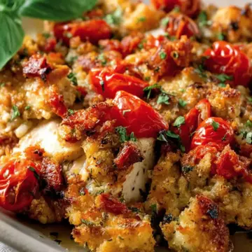 Bruschetta Chicken Bake