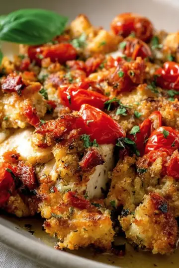 Bruschetta Chicken Bake