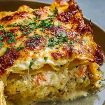 Creamy Seafood Lasagna