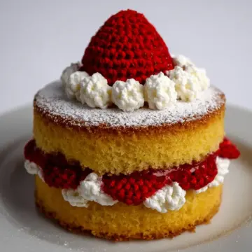 Strawberry Sponge Cake