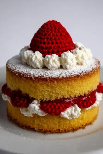 Strawberry Sponge Cake