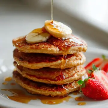 Blender Oatmeal Pancakes