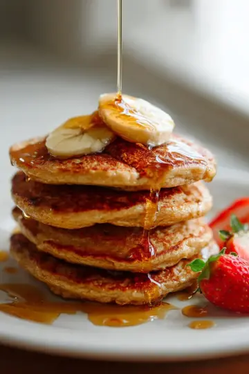 Blender Oatmeal Pancakes