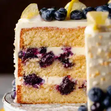 Lemon Blueberry Layer Cake