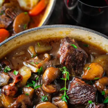 Wild Mushroom and Beef Stew