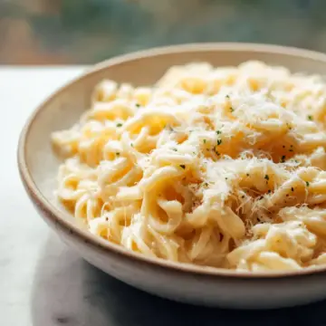 15 Minute Creamy Garlic Pasta