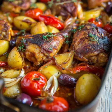 Spanish Chicken Tray Bake