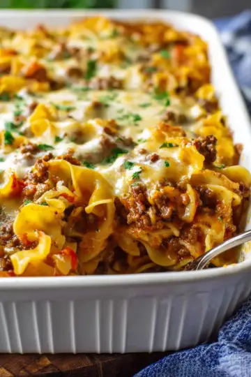 Sour Cream Beef Noodle Casserole