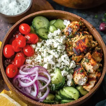 Low-Carb Greek Chicken Bowls