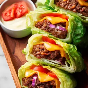 Cheeseburger Cabbage Wraps