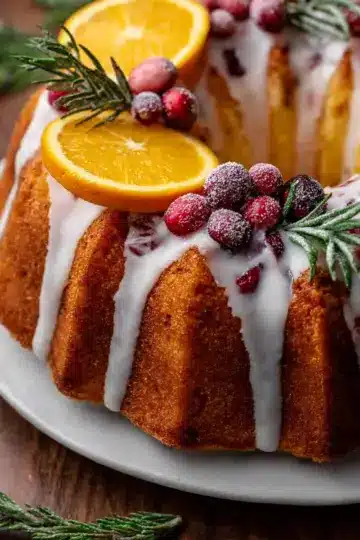 Cranberry Orange Bundt Cake
