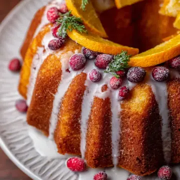 Cranberry Orange Bundt Cake