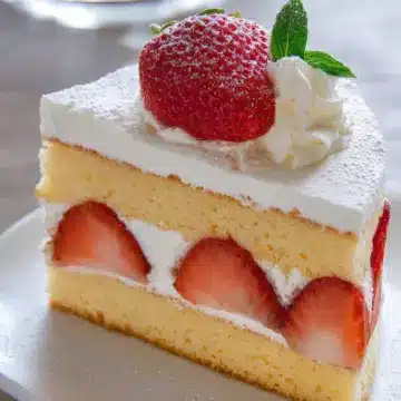 Japanese Strawberry Sponge Cake