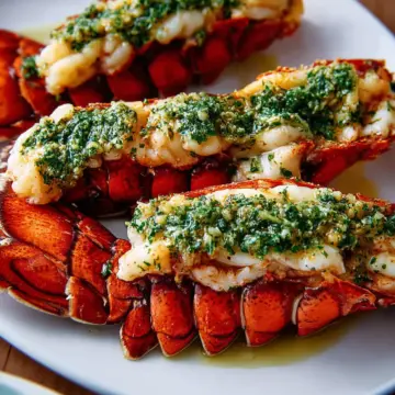 Baked Lobster Tails with Garlic Butter
