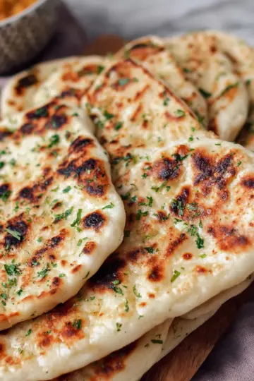 High-Protein Instant Stovetop Naan